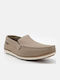 Loafers Din Piele Pentru Bărbați Bej
