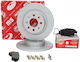 Set Back Brake Discs Brake Pads Fiat Punto Punto Evo
