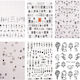 Set Nail Art Graphic Edge