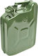 Metal Fuel Canister 10l Capacity Green Color
