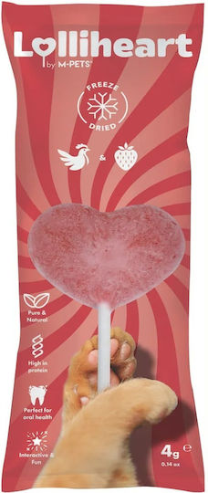 Котешки Лакомства M-pets Lolliheart Пилешко И Ягода 4гр