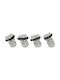 Flamingo Anti-Slip Dog Socks Asia Large 4x3.5 Gray 4pcs