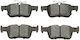 Zurück Bremsbeläge Ford Galaxie Kuga II Mondeo V S-Max Kante 5333798