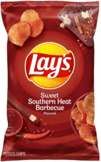 Lay's Chips With Sweet Southern Heat Barbecue Flavor 184.2gr