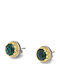 Gold Plated Silver Stud Earrings