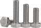 Inox Hexagon Inox Screw with Diameter M6 and Length 60mm