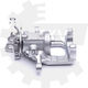 Left Rear Brake Caliper for Volkswagen Caddy III 2K5615423 2K5615423