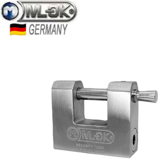 Steel Padlock Monoblock with Key 60mm