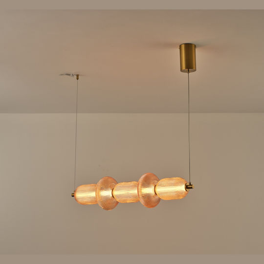 Eurolamp Verena Κρεμαστό Φωτιστικό Μελί LED με Θερμό Λευκό Φως 25x86x146εκ.
