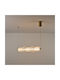 Eurolamp Verena Pendant Ceiling Light Transparent LED with Warm White Light 25x86x146cm