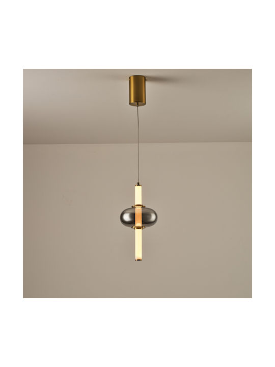 Eurolamp Verena Deckenleuchte LED mit Warmweißem Licht 19x38x145cm