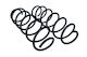 Maxgear Car Suspension Spring for Fiat Stilo Front 1.9 192 V/b3 36-201594