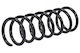 Suspension Spring Volvo S40 04-12 Mazda 3 06-09 Rear 30666220