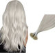 Remy Extension mit Menschliche Haare in Dunkelblond Farbe 60A 55cm