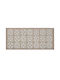 L-c Curly Αντιολισθητικό Χαλί Ορθογώνιο Naturel 50x120cm