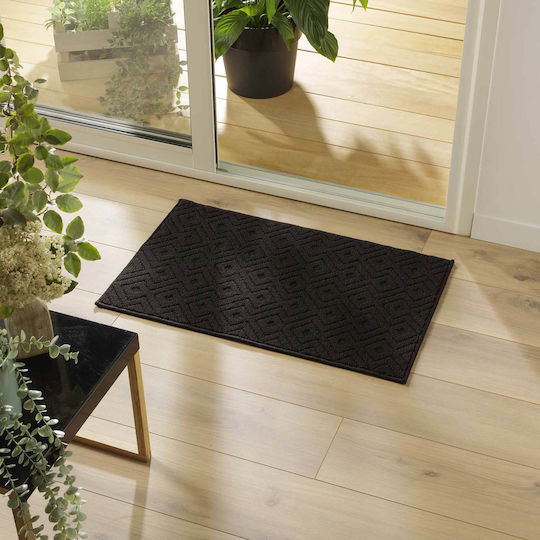 L-c Losi Αντιολισθητικό Χαλί Ορθογώνιο Black 50x80cm