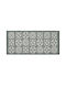 L-c Curly Non-Slip Rectangular Rug Sauge 50x120cm