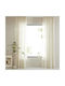 Saray Home Curtain With Pencil Pleat Ivory 160x280cm