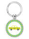 Metallic Keychain Fun Creations Think Me Red Car Kr304
