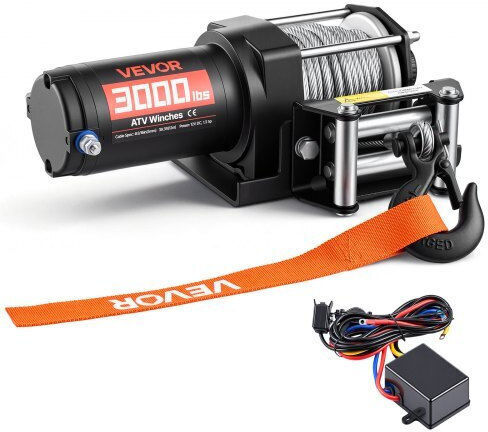 Vevor Ηλεκτρικός Εργάτης Αυτοκινήτου 4x4 12V με Δυνατότητα Έλξης 1360kg