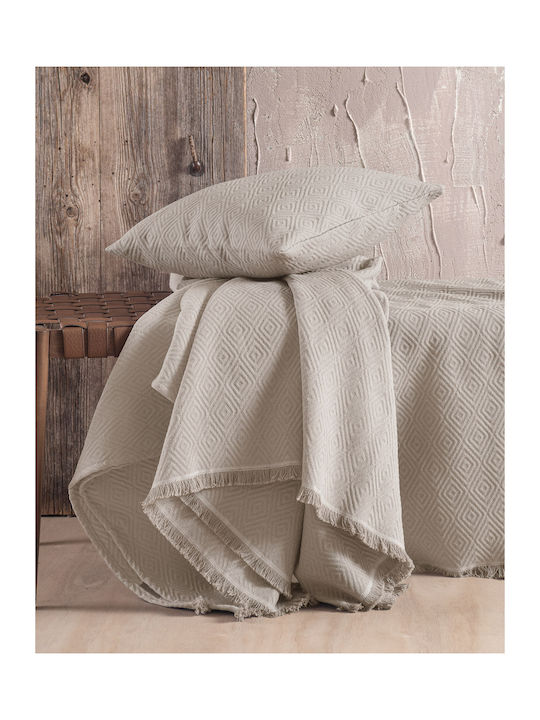 Rythmos Elysse Three-Seater Sofa Jacquard Throw...