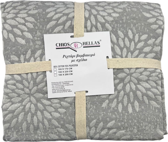 Chios Hellas Sesselüberwurf 180x170cm Grau