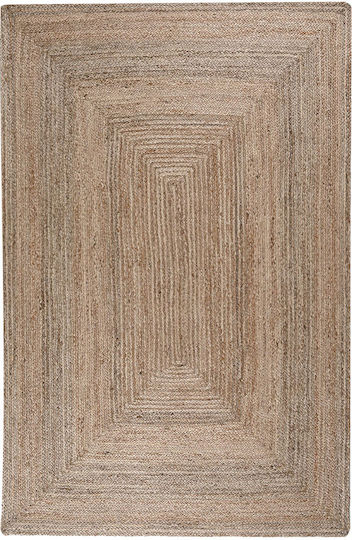 Covor Handmade Rectangular De Vară Din Iută Gri 200x290cm