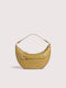 Leather Women's Shoulder Bag Khaki