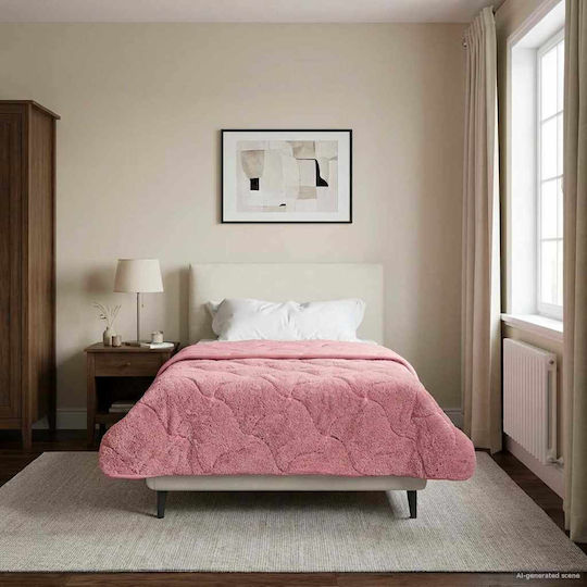 vidaXL Einzelbettbezug 155x220 Rosa