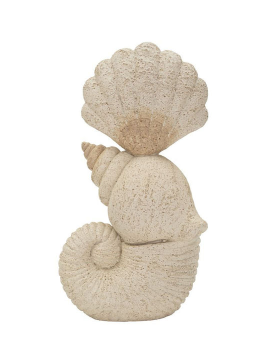 Coajă De Melc Poliesterică Culoare Ecru 17.2 X 30.2 X 10 Cm