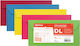 Plicuri Dl 110x220mm Sigiliu Silicon 25 Buc Set Optima Mix Culori 5 Culori X 5 Buc