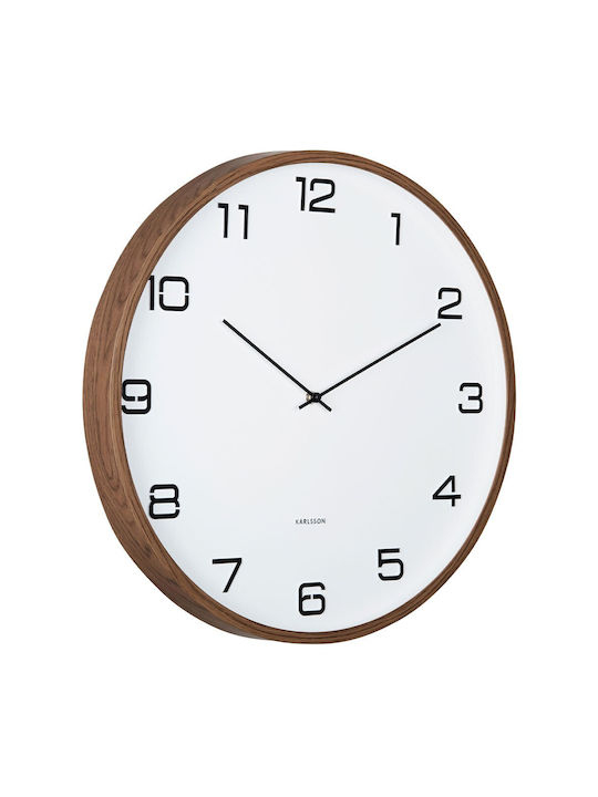 Karlsson Delicado Large Wall Clock Plastic Whit...