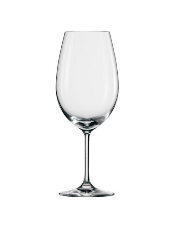 Schott Zwiesel Ivento Set Glasses for White and Red Wine Made of Crystal in Red Colour Goblets 650ml 6 Pieces