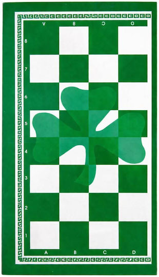 Panathinaikos Σετ Ξύλινα Πούλια & Ζάρια για Τάβλι Πράσινο / Μπλε 6cm