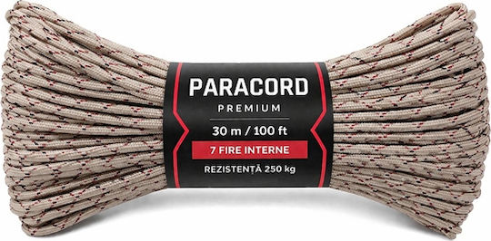 Franghie Paracord Premium Depox Camuflaj Deșert Nylon Rezistență 250 Kg Lungime 30 M