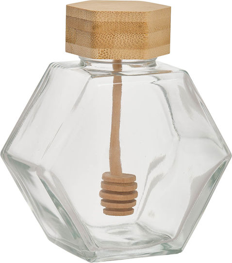 5Five F-v Hex Glas Lunchbox Braun 400ml