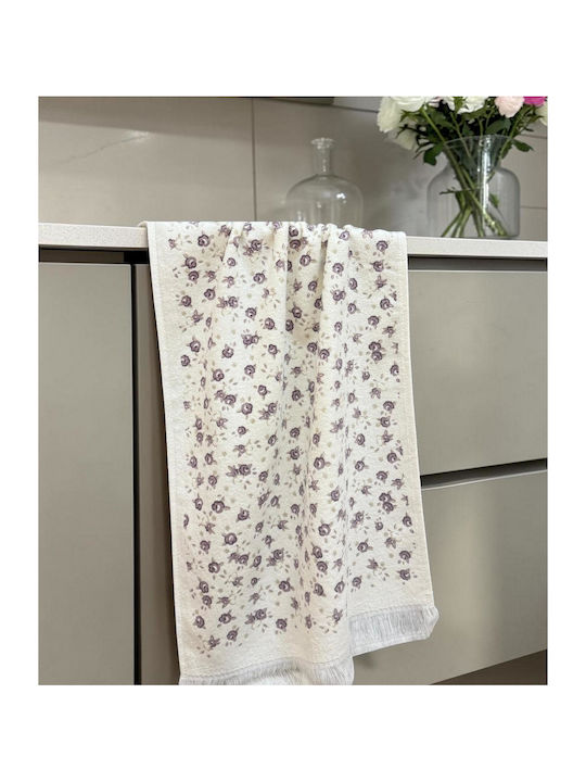 Linea Home Rosa Ποτηρόπανο σε Ροζ Χρώμα 40x60cm