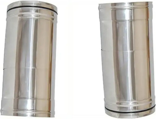 Telescopic Chimney Pipe Single Wall Inox 0.5-2m Diameter 350 1m