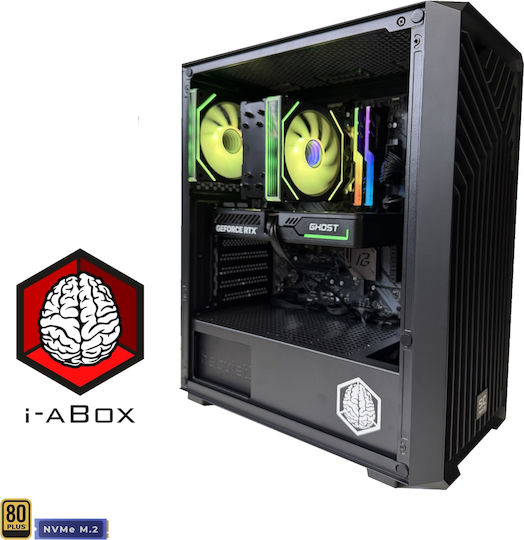 i-aBox Entry Lvl V6 S Eco Gaming Desktop PC (Ryzen 7-5700X/16GB DDR4/1.0TB SSD/GeForce RTX 5060/No OS)