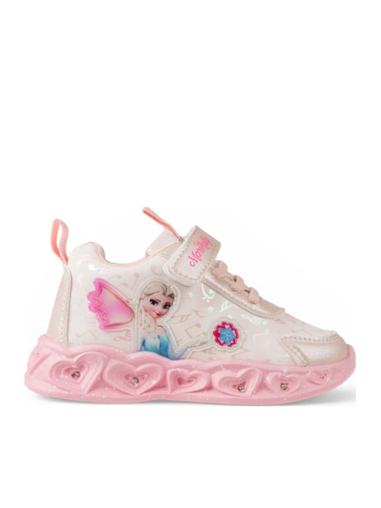 Kids Sneakers with Lights Pink
