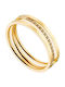 Verorama Women's Ring Made of Gold Plated Steel