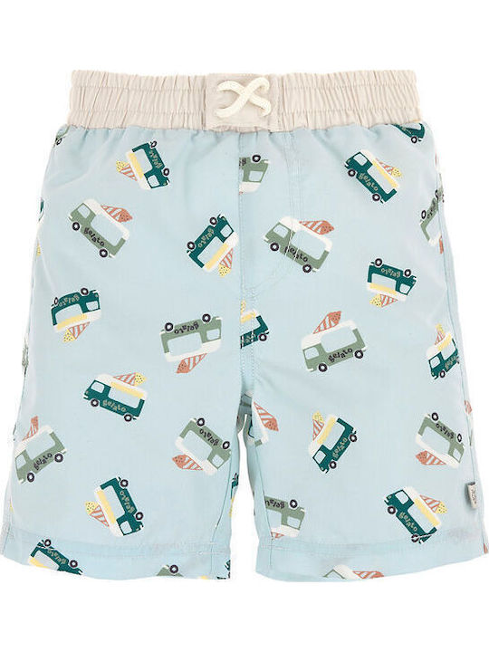 Laessig Ice Cream Truck Costume de baie pentru copii pantaloni scurți de înot Illusion Albastru