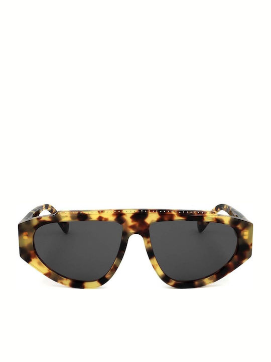 Agent Provocateur Unisex Γυαλιά Ηλίου με Καφέ Σκελετό και Μαύρο Φακό