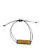 Jeenie Women's Identity Bracelet with Mum Design Made of Cord
