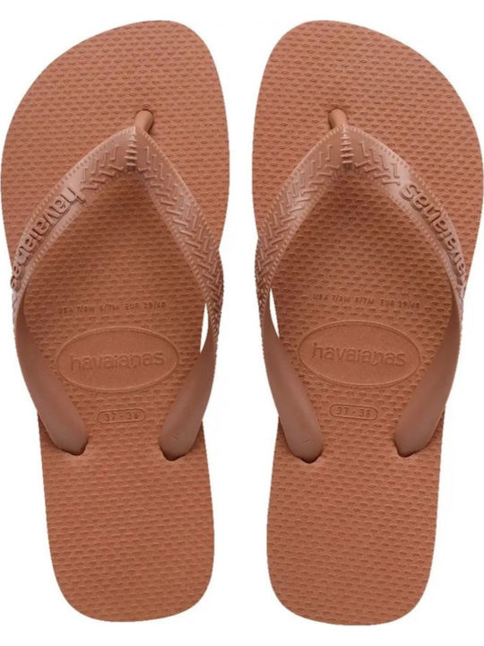 Havaianas Top Senses Flip Flops in Brown Colour