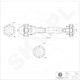 Transmission Shaft for Jeep Grand Cherokee II 52099497