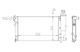 Hart Car Water Radiator for Peugeot 106