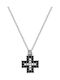 Verorama Silver Cross with Chain