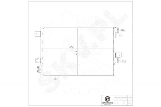 Кондензатор Климатик Chrysler Sebring Dodge Avenger Jeep Compass Patriot 5191277aa