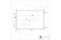 Συμπυκνωτής Κλιματισμού Nissan X-trail Ii Αφυγραντήρα 92100jg000 Συμπυκνωτής Κλιματισμού Nissan X-trail Ii Αφυγραντήρα 92100jg000